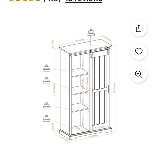 Wooden cabinet - Picture 1 of 4